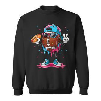 Football Drip Boys Football Ice Cream Youth Game Day Sweatshirt - Thegiftio UK