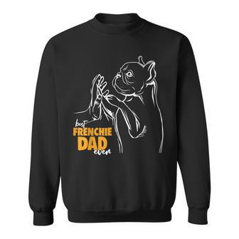 Französische Bulldogge Frenchie Dad Hunde Herren Sweatshirt - Seseable