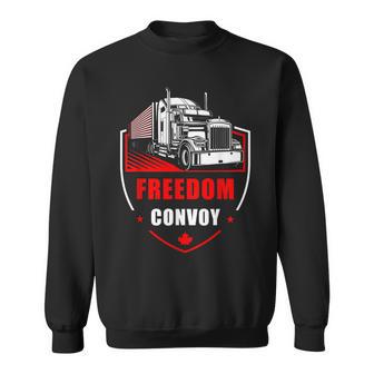 Freedom Convoy United Canada Truckers スウェットシャツ - Kawaiitshirt