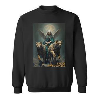 Freya Goddess Of Norse Myths Viking Culture Sweatshirt - Thegiftio UK