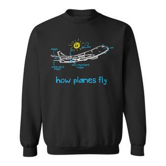 Aerospace How Planes Fly Air Magic Flight Crew スウェットシャツ - Kawaiitshirt