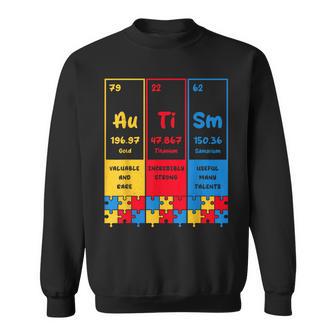 Autism Awareness Periodic Table Elements Chemistry Sweatshirt - Monsterry