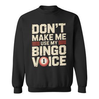 Bingo Night Player Or Caller Sweatshirt - Thegiftio