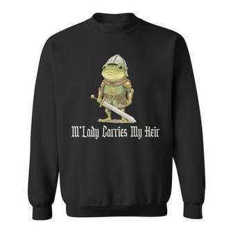 Frog Pregnancy Baby Announcement New Dad Sweatshirt - Thegiftio UK