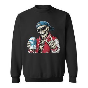 Just A Dad Who Always Came Back With The Milk 2 Sided Sweatshirt - Thegiftio