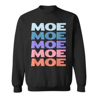 Modern Repeated Text Moe スウェットシャツ - Kawaiitshirt