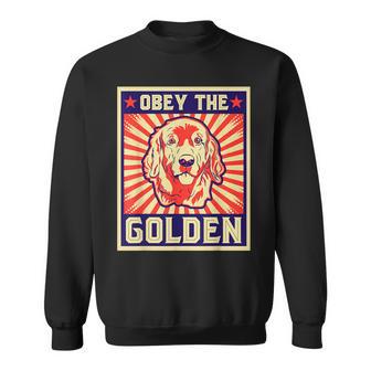 Obey The Golden ゴールデンレトリーバーオーナー向け スウェットシャツ - Kawaiitshirt