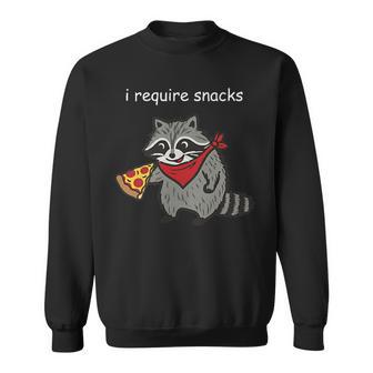 I Requirenacks Raccoon Regalo Para Amantes De Los Bocadillos Camisa de entrenamiento - Regaloses