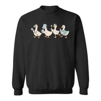 Silly Goose Dental Tooth Th Dentist Assistant Humor Sweatshirt - Thegiftio UK