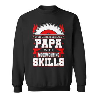 Woodworking Men's Black Cotton Polyester Blend Classic Fit Crew Neck Short Sleeve Small Father's Day Woodworking Graphic Sweatshirt - Thegiftio UK