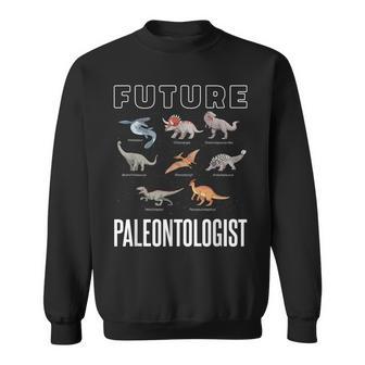 Future Paleontologist モササウルス・トリケラトプス ティラノサウルス スウェットシャツ - Kawaiitshirt