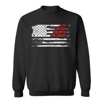 G-Pa The Man Myth Legend Father’S Day For Papa Grandpa Sweatshirt - Thegiftio UK