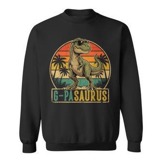 G-Pa Saurus Vintage T-Rex Dinosaur Fathers Day Sweatshirt - Thegiftio UK