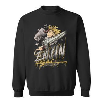 Gachiakuta Enjin Portrait Outline Withtars Anime Sweatshirt - Seseable