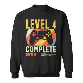 Gamer 4To Aniversario De Boda Nivel 4 Aniversario Completo Camisa de entrenamiento - Regaloses