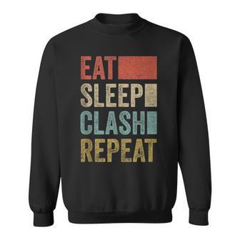 Gaming Clan Eatleep Clash Repeat Clans Retro Clash Felpa - Novitaregali