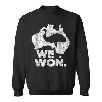 Ganamos Gran Guerra Del Emu Historia Australiana Amante De Emu Camisa de entrenamiento - Regaloses
