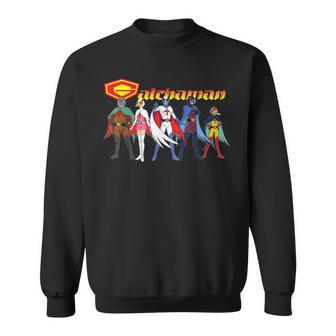 Gatchaman Battle Of The Planets Retro Graphic Sweatshirt - Thegiftio UK