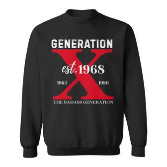 Gen X 1968 Bevor Du Geboren Wurdest Warissie Totenkopf Sweatshirt - Seseable