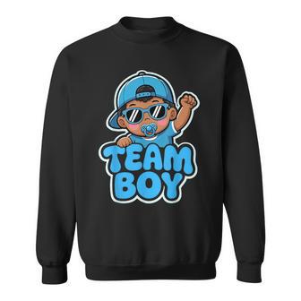 Gender Reveal Party Afro Team Boy Announcement Sweatshirt - Thegiftio UK