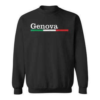 Genova Città Italiana Bandiera Italia Felpa - Novitaregali