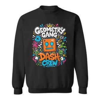Geometry Gang Dash Crew Video Gamer Sweatshirt - Thegiftio UK