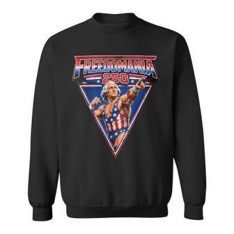 George Washington Freedomania 250 Years 4Th Of July Sweatshirt - Thegiftio UK