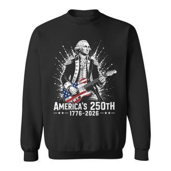George Washington Guitar 250Th Anniversary 250 Years America Sweatshirt - Thegiftio UK