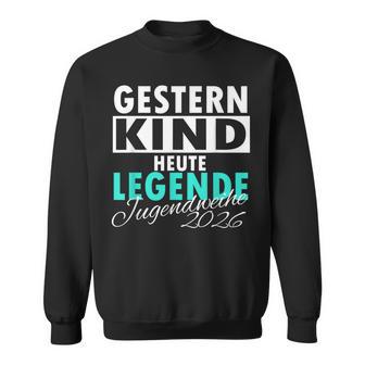 Gestern Kind Heute Legende Jugendweihe 2026 Sweatshirt - Seseable