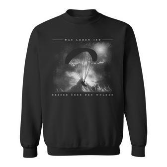 Gleitschirm-Silhouette Sweatshirt - Seseable