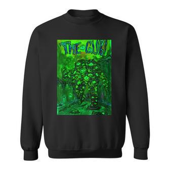 The Glob ビンテージ映画ポスター ホラー ゴス ハロウィン スウェットシャツ - Kawaiitshirt