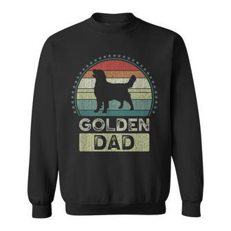 Golden Dad Father's Day Golden Retriever Daddy Sweatshirt - Monsterry