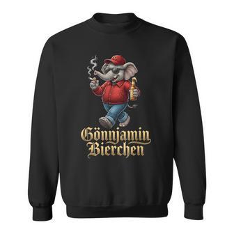 Gönnjamin Bierchen Benjamin Bierchen Bier Lecker Bierchen Sweatshirt - Geschenkecke