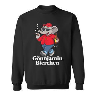 Gönnjamin Bierchen X Benjamin Bierchen Bier Lecker Bierchen Sweatshirt - Seseable