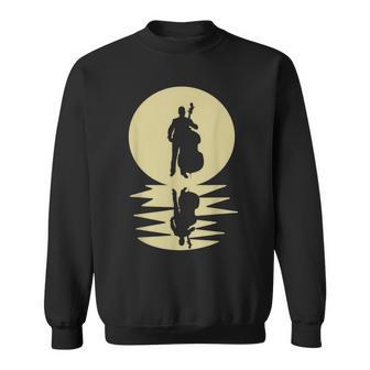 Gran Contrabajo Luna Regalo Música Camisa de entrenamiento - Regaloses