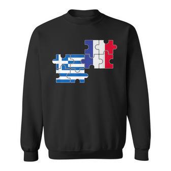 Grèce France Drapeau Grec Sweater e - Cadeauxyz