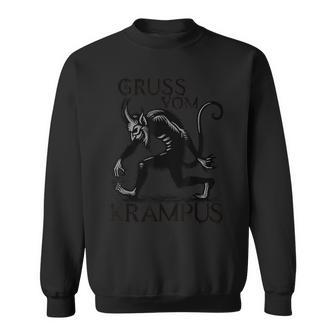 Grussom Krampus Dark Christmas Horror Krampusaludos Camisa de entrenamiento - Regaloses