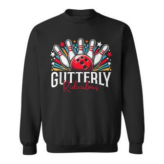 Gutterly とんでもないボーリングスポーツボウラー スウェットシャツ - Kawaiitshirt