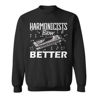 Harmonicists Blow Better ハーモニカ スウェットシャツ - Kawaiitshirt