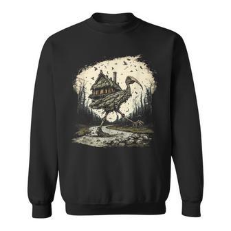Hauson Baba Yagalawische Folklore Russland Märchen Kunst Sweatshirt - Seseable