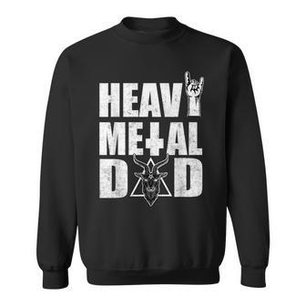 Heavy Metal Dad Pentagram Metal Music Father Sweatshirt - Thegiftio UK