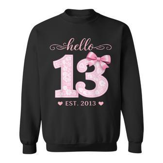 Hello Thirn Est 2013 13º Cumpleaños Coqueta Niña De 13 Camisa de entrenamiento - Regaloses