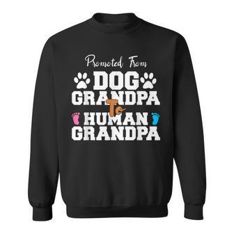 Hombre Promocionado De Perro Abuelo A Abuelo Humano Camisa de entrenamiento - Regaloses