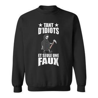 Homme Drôle Cadeaux Tant D'idiots Eteule Une Faux Sweater e - Cadeauxyz