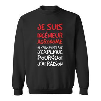 Homme Ingénieur Agronome Humour Cadeau Diplôme Collègue Sweater e - Cadeauxyz