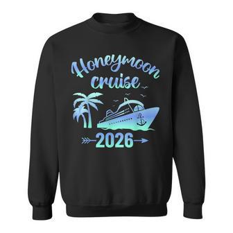 Honeymoon Cruise Just Married 2026 Couples Matching Sweatshirt - Monsterry