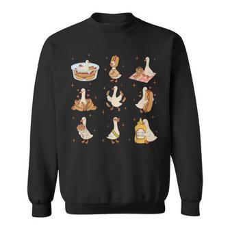 Hot Dog Lover Silly Goose Foodie Hot Dog Meme Sweatshirt - Thegiftio UK