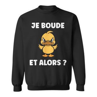 Humour Bouderimple Canard Mignon Grognon Drole Je Boude Sweater e - Cadeauxyz