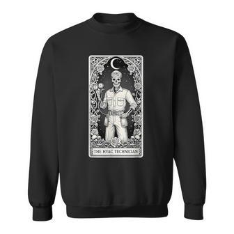 The Hvac Technician Skeleton Tarot Card Sweatshirt - Thegiftio