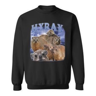 Hyrax Fire Meme Animal Lover ユーモア ロック ハイラックス スウェットシャツ - Kawaiitshirt